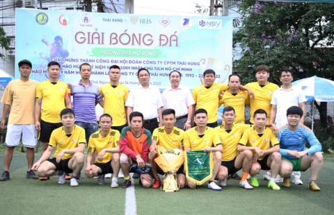 Thép Việt Sing đạt Á quân Giải bóng đá trường Iris mở rộng năm 2022